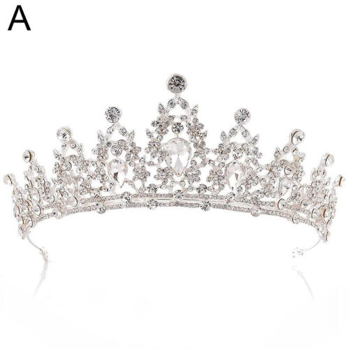 Diadème de mariée en alliage et strass