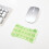 Mouse pad com apoio de pulso em gel transparente (1 unidade) 1