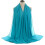 Hijab de chiffon para mulheres, macio e leve. 1