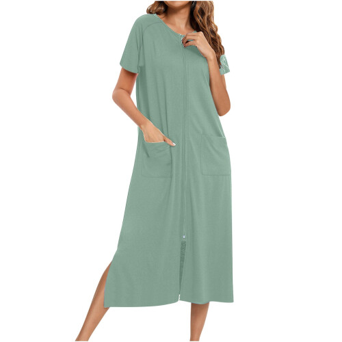 Women's Winter Robe Army Green L 1