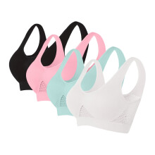 Women's Sports Bras 4-Pack Multicolor