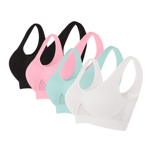 Women's Sports Bras 4-Pack Multicolor