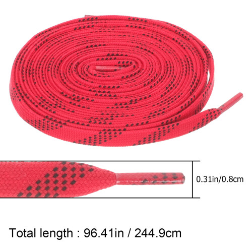 Ice Hockey Laces Polyester High-Strength 1 Pair 1