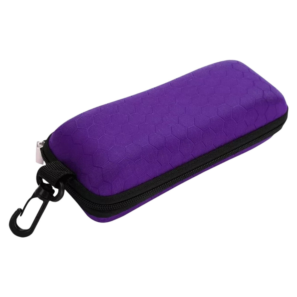 Zipper Sunglass Case Rectangle Grid 1 Pc