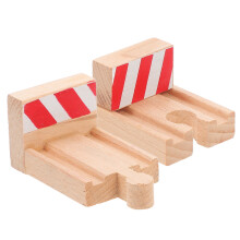 Railway train track wooden set 2 pieces