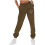 Damen-Jogginghose mit Fleecefutter, einfarbig, Herzmuster, 1 Paar 1