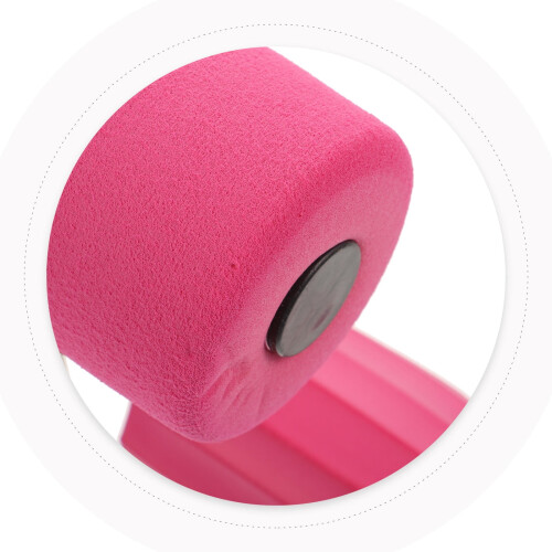 Sit-up Assist Device with Suction Cup Double Bar Pink 1 Pc 2