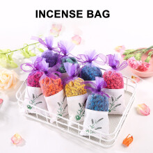 Sachet parfumé naturel longue durée en tulle violet