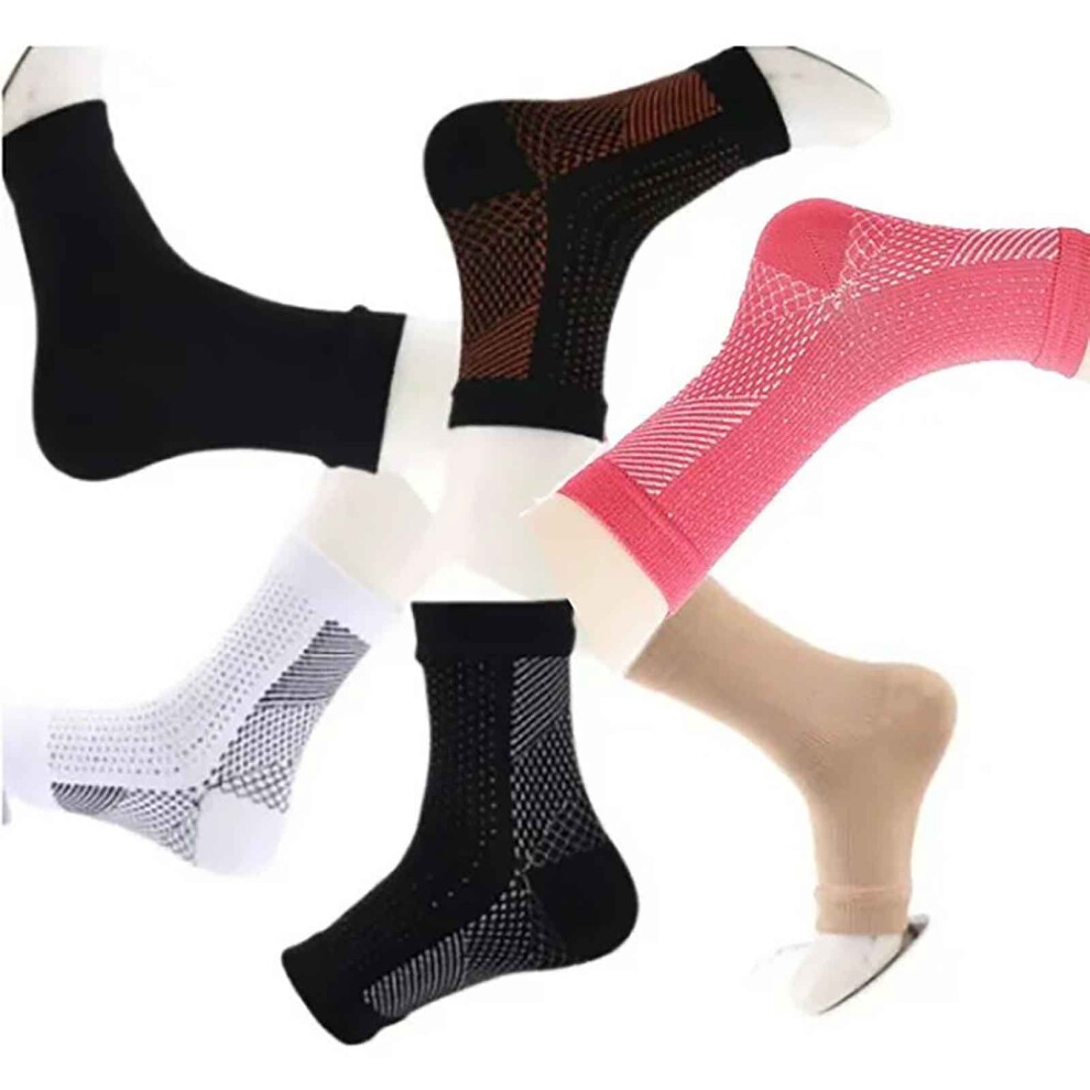 Plantar Fasciitis Compression Sleeves Ankle Brace 2 Pairs