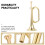 Brass Bugle Horn for Wind Instruments Set 6