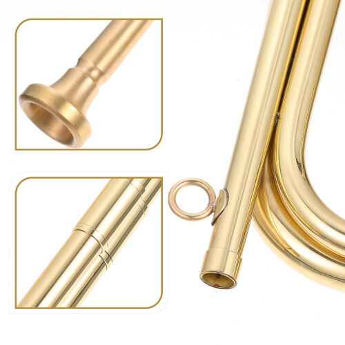 Brass Bugle Horn for Wind Instruments Set 2