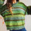 Women's Rainbow Striped Cable Knit Sweater 6