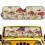 Parasol plegable con estampado de setas para parabrisas de Jeep 1