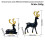 Black Metal Reindeer Valentine Decor 2 pcs 8