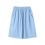 AWZXDE Kinder-Cargoshorts, einfarbig hellblau, Mischgewebe 1