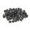 Black Resin Craft Buttons Round 100 Pieces 1