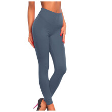 Damleggings med hög midja, mörkgrå, XXL, 67 cm innerbenslängd