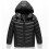 FFENYAN Kinderjas met verwarming, wit met hartjesdesign, USB-aansluiting voor temperatuurregeling 4