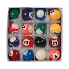 Mini Billiard Pool Balls 25mm Set 16 Pcs