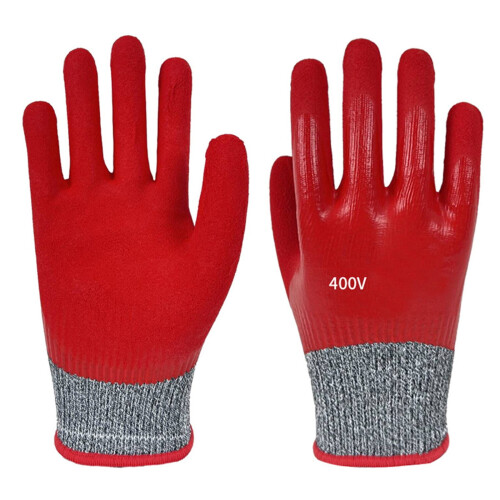 Insulation Gloves Electrical Safety 400V 360 Comfortable
