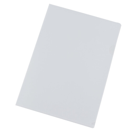 L-Type Transparent Plastic Folder A4 1pc