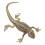 Brass Lizard Figurine Desktop Ornament 6
