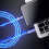 Android Type-C fast charging cable with LED glow 1m 6