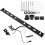 TV Wall Mount Bracket Black 1 Set 6