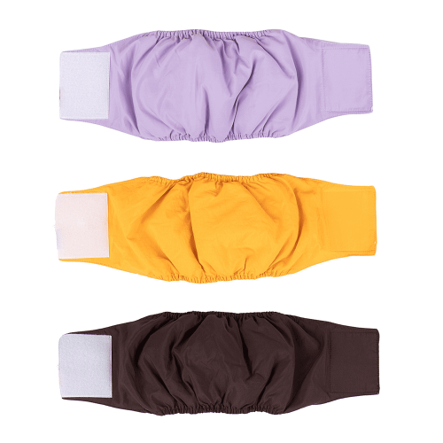 Ζώνες κοιλιάς για σκύλους επαναχρησιμοποιούμενες, πλενόμενες, απορροφητικές, 1
