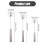 Stainless Steel Semi-Automatic Whisk 3pcs 4