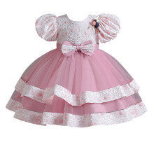 Girls' princess gown light pink size 120