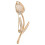 Broche tulipe, bijou délicat pour bal de promo. 4