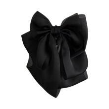 Women's Retro Chiffon Lace Hair Clip with Big Bow