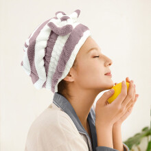 Serviette de séchage en microfibre pour la tête avec nœud papillon, idéale pour la douche