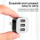 USB Splitter 3 Ports USB 2.0 HUB Quick Charge Expander Multiple Interface Car USB Extender,Safe and Reliable 5