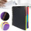 Plastic Multi-Pocket Folder with Dividers 12 Pockets 5 1