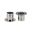 Steel Wardrobe Bracket Flange Rail Socket 2 pcs 5