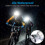 Linterna frontal LED recargable 90000L 3 modos IP31 8