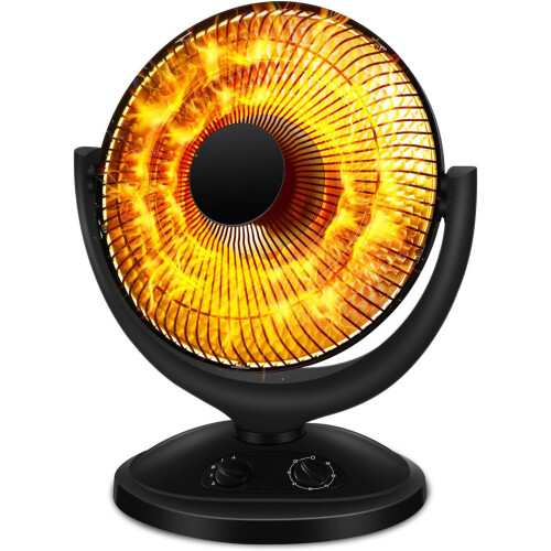 Κεραμική θερμάστρα 800W Φορητή με ταλάντωση και υπερθέρμανση