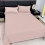 Polyester beddengoedset, effen kleur, 3-delig 5