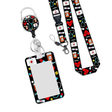 Retractable Badge Holder with Lanyard for Nurses Doctors