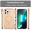 iPhone 13 Pro Max MagSafe mat transparant TPU+PC hoesje 2