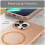 iPhone 13 Pro Max MagSafe mat transparant TPU+PC hoesje 5