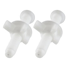 Juego de tornillos y tuercas para bisagras de asientos de inodoro universales