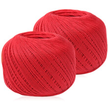 Filato di cotone per uncinetto e maglia2Rolls