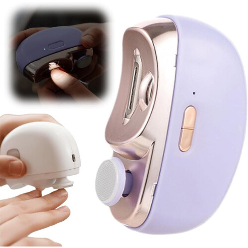 Cortador de unhas elétrico para mãos e pés com 2 velocidades