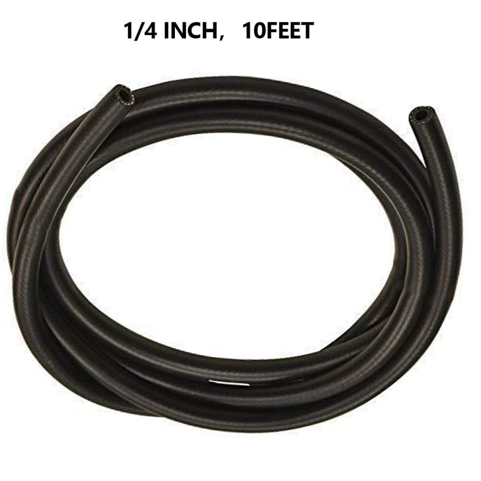 Rubber Fuel Line Hose 1/4 Inch Id 10 Feet 939152633104
