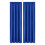 Thermal Blackout Curtains Blue 84x38in 1