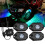 RGB Rock Lights4-Pod Vanntett Bluetooth Musikkmodus12V 1