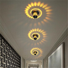 Applique murale LED, boîtier en aluminium, 3 W, lumière décorative